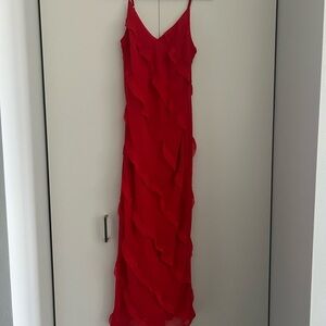 Elegant Red Evening Dress